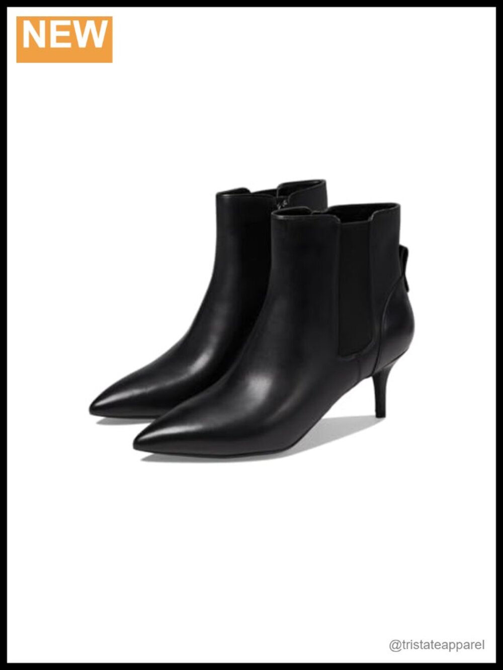 Women's Chelsea Ankle Bootie Suede Leather Stiletto Heel 65mm